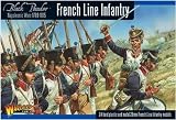Napoleonic French Line Infantry - Black Powder - 24 Hard Plastic And Metal