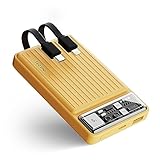 Teezne モバイルバッテリー 急速充電ケーブル内蔵 22.5W急速充電 PD 20W対応 10000mAh 超小型バッテリーパック
