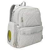 Perfk マザーバッグ　　多機能 赤ちゃん おむつバック パック ナッピー セット ジッパーポケット　　変更　　全3色 - グレー