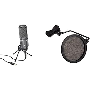 audio-technica USB マイクロホン AT2020USB+ 生放送/録音/ポッドキャスト/実況 & キクタ…