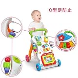 Kishiya ベビーウォーカー 手押し車 防Ｏ型足 多機能