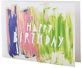 Yellow Owl Workshop PAINT STROKES HAPPY BIRTHDAY　カード
