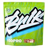 バルクスポーツ WPI プロテイン アイソプロ 人工甘味料不使用 高濃度 ホエイプロテイン アイソレート ストロベリーシェイク風味 1600g