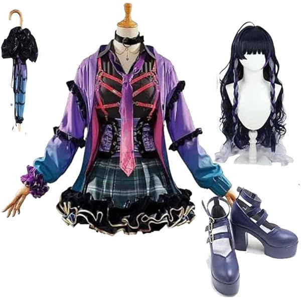Amazon.co.jp: [SYJGKDHT] コスプレ道具 アニメグッズ 狂蘭 メロコ風