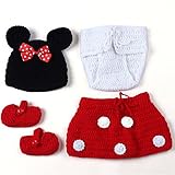 LaLa Mart ベビーコスチューム 毛糸ハンドメイド 記念写真撮影用衣装