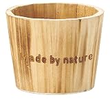 GREEN HOUSE 【Brand Wood】 Nice brown wood (ナチュラル) (φ120×95mm) 3428-C