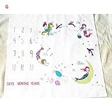 ベビーシーツ　ベビー撮影毛布　シート　ベビーフォト　フォトシーツ　寝相アート　おくるみ　写真　撮影背景布　撮影写真用道具　ブランケット　敷物　柔らかい　百日記念　人魚姫