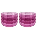 Zak Designs 0475 – 0361-iset SpritzプラスチックBowls、Rhodaレッド