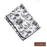 Blanket Toile BW by Baby Milano