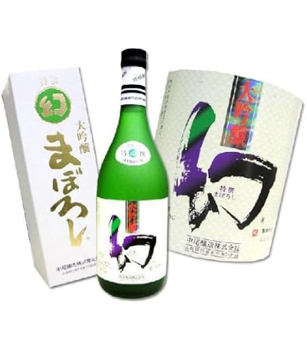 Amazon.co.jp: 幻 まぼろし 黒箱 純米大吟醸原酒 720ml : 食品・飲料・お酒