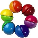 明るい色& Movable Spheres Rolling Clutching toy