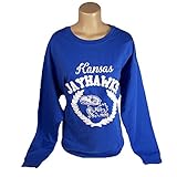 カンザスジェイホークス公式NCAAスウェットシャツIvy League by Glitterギアシャツ M