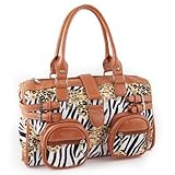 Yippydada Zebrax Baby Changing Bag (Brown)