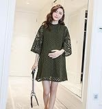 Angel Miliレディース　ドレス ワンピース　マタニティ レース ワンピ 妊婦服 産前 産後　きれいめ ゆったり カジュアル おしゃれ　春夏