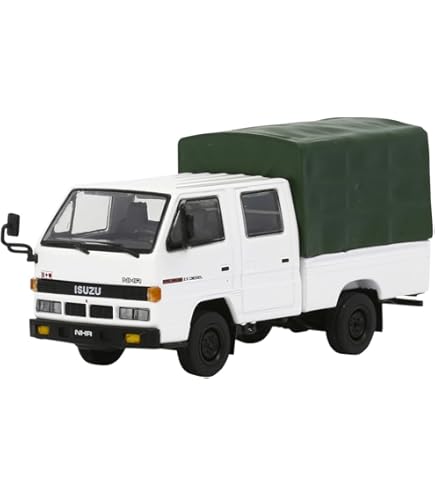 Amazon | Model1 1/64 いすゞ エルフ (ELF) ダブルキャブ - ホワイト