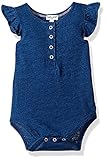 Splendid Baby Indigo Henley Bodysuit Med Stone 0-3 Months [並行輸入品]