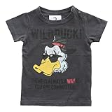 jeans-b. 2nd wild duck Tシャツ (チャコールグレー) 90cm