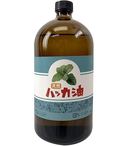 天然ハッカ油 500ml 2本セット Amazon.co.jp: 日本製 天然ハッカ油(ハッカオイル) お徳用500ml 中栓