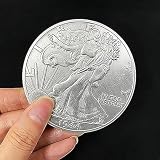 ジャンボウォーキングリバティ 半ドル(7.3cm) 手品 コイン マジシャン向けマジックをクローズアップ ストリートイリュージョン 小道具