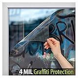 BdF ag4 mウィンドウフィルムグラフィティ保護4 Milクリア 24 inches X 14 feet