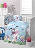 lamodahome 5 pcs Baby Puppy Garden Nature Flowersサングラス明るいCrazyバタフライブルースカイトルコ幼児用コットン寝具コットン布団セット、100 %