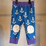 hua kupu(フアクプ) ANCHOR LEGGINGS レギンス (70-80) 70,ブルー