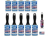 USA Made Pet Hair Lint Roller Refill Sticky Adhesive Remover 1015 Sheet Large Rolls Value Pack with 