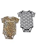 (チャビーギャング) CHUBBYGANG 総柄ダルマロンパースSET 80cm レオパxROCK