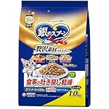 銀のスプーン キャットフード ドライ 贅沢素材バラエティ 食事の吐き戻し軽減フード まぐろ・かつお・白身魚味 1.0kg 国産 ユニチャーム