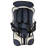AutoLover® チャイルドシート 安全シート便利 取り付け 脱着 簡単 子供 保護 ベビー チェア 自動車用 簡易型チャイルドシート 生後 9カ月 ~(グレー)