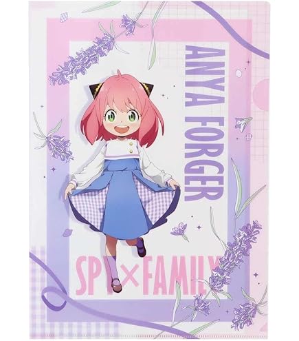 Amazon.co.jp: SPY x FAMILY Spy Family Changing Clear File Jump