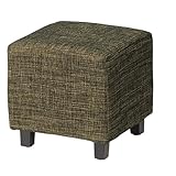 ファブリックシンプルスツール ブラックグリーン【ストア･エキスプレス】