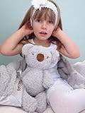 Big Hugs Huggie Bear made of the most divinely soft fabric possible to bring comfort and style to th