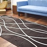 るるべ ラグ カーペット 洗える 1畳 90×180 おしゃれ オールシーズン ラグマット ホットカーペット 床暖対応 ウォッシャブル 北欧 接着剤不使用 71321… (グロウBR)