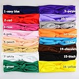 赤ちゃん 用 リボンヘアバンド ヘアアクセサリー 伸縮性DIYアクセサリ6cm/1個 YTK14