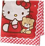 丸眞 ハローキティ 「ストロベリーレッド」 3065000500 ハンカチーフ