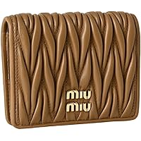Amazon | (ミュウ ミュウ) MIU MIU 二つ折り財布 SOFT CALF LOGO