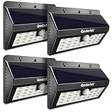 Qedertek 28LED Solar Motion Sensor Lights, Wall Light, Wireless Security Sensing for Garden, Patio, 