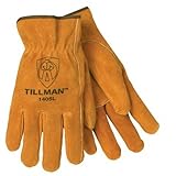 Tillman 1405 Brown Cowhide Split Drivers Gloves - Small by Tillman