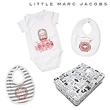 (リトルマークジェイコブス)LITTLE MARC JACOBS　Girl's半袖ロンパース&ビブセット レッド系/6M(67cm)