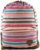 Roxy Girls Gallery Backpack Multi Color Stripes [並行輸入品]
