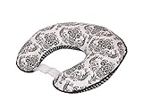 Bacati - Classic Damask White/black Nursing Pillow by Bacati