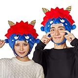 [クリアストーン] 節分 コスプレ ハロウィン 赤鬼かぶりもの ユニセックス レッド 仮装 コスチューム