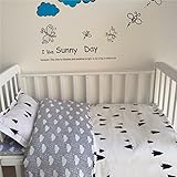 （ビアロ）BIARO べビー ベッド カバー セット モノトーン ツリー クラウド