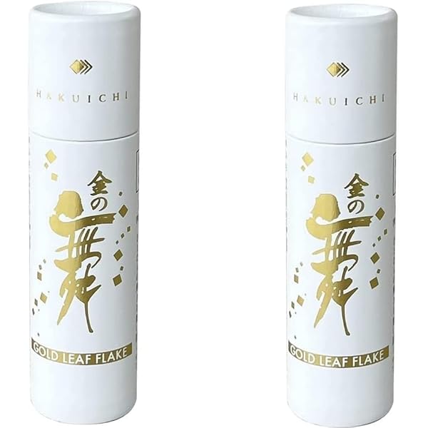 Amazon | 金の舞 切り廻し 食用金箔 紙筒 0.04g 金粉 箔一 HAKUICHI