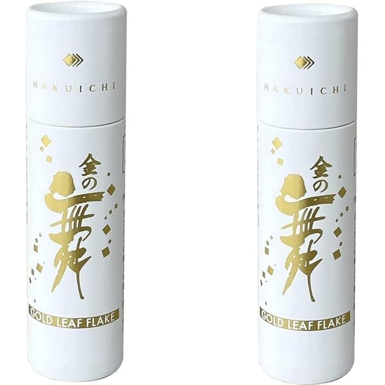 Amazon | 金の舞 切り廻し 食用金箔 紙筒 0.03g 金粉 箔一 HAKUICHI (2