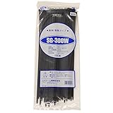 結束バンド 丈夫な国内製プロ仕様 SGタイ 屋外 対候 耐熱タイプ(長さ300㎜ SG-300W)