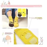【送料無料】四季通用 100%綿 キッズ ソックス 女の子 男の子 ベビー用 靴下 4足セット 可愛い 動物キャラクター 滑り止め付き (対応足裏の長さ 9-11cm 薦め年齢：0歳-3歳）