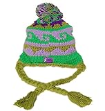 キャピー CAPPY 耳あて付ニットキャップ グリーン GOO0026