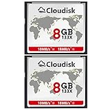 Cloudisk 2Pack Compact Flash Card (8GB)